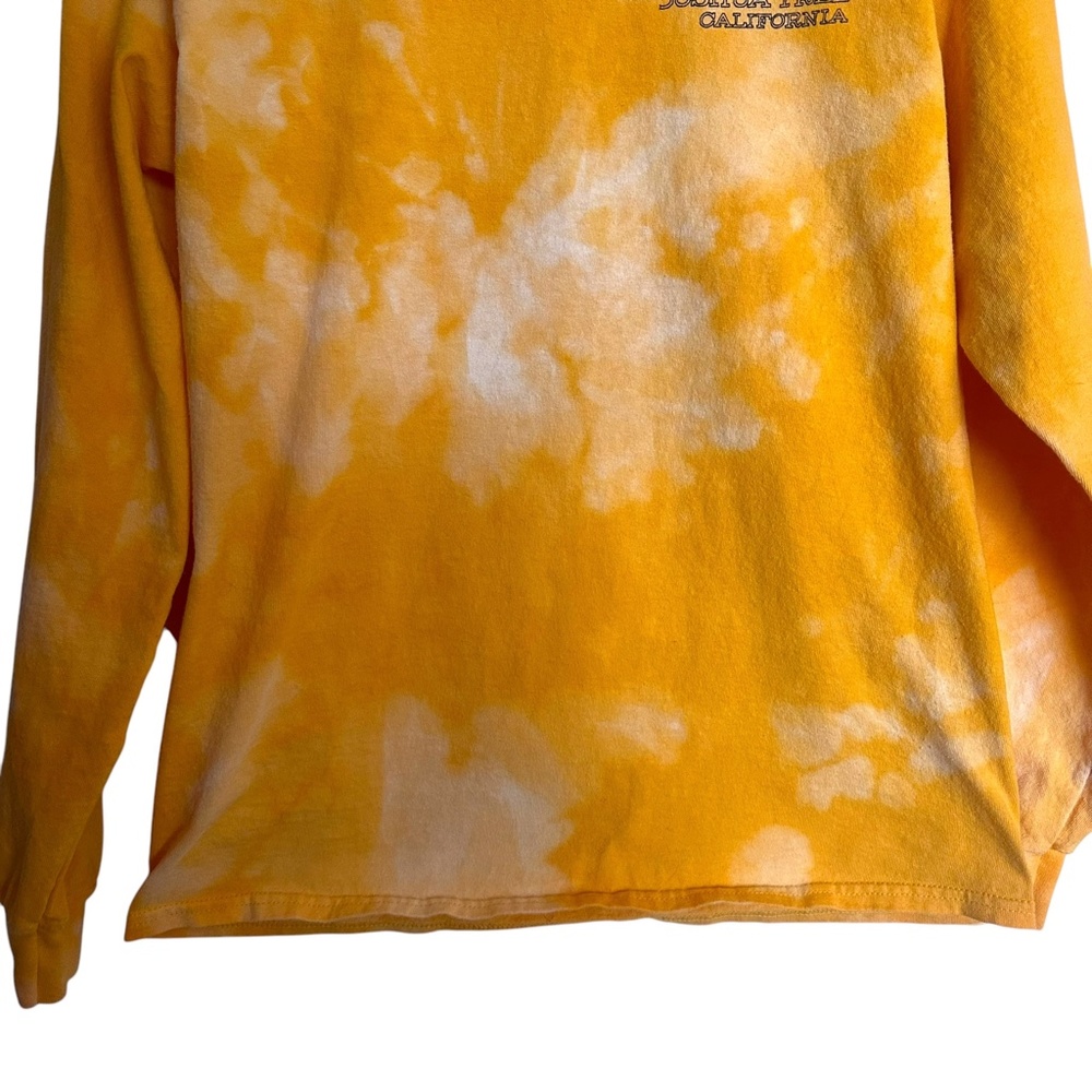 Joshua Tree T-Shirt by The Station Gold Tie Dye Long Sleeve Medium - Picture 8 of 10